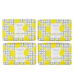 Lemon - 🐐🌼Beekman 1802 9ounce size Goat Milk Soap pack of four